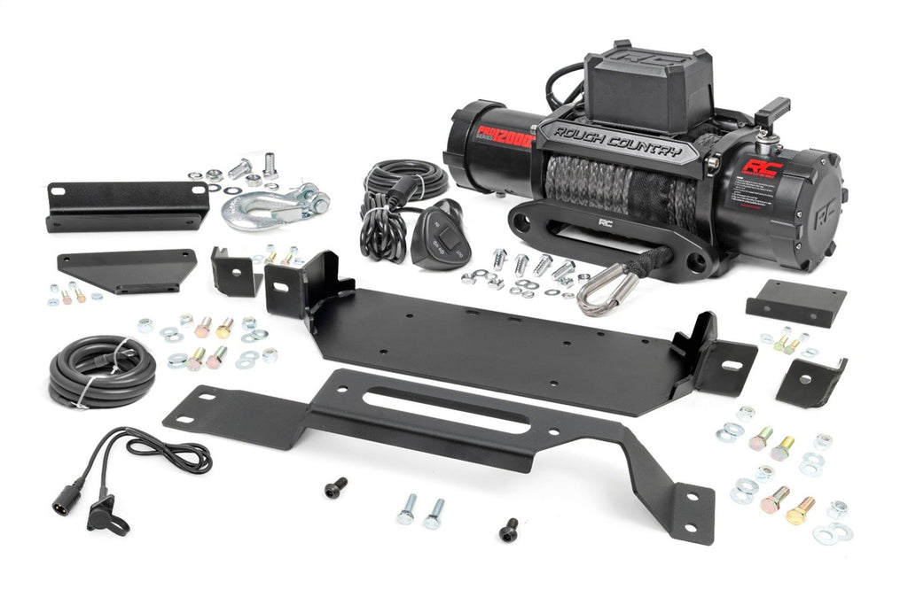 Rough Country 51127 Hidden Winch Mounting Plate for Select Ford F-250 Super Duty