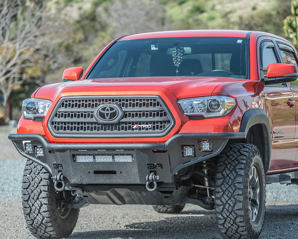 Body Armor 4x4 TC-19337 Desert Series Front Winch Bumper for Select Toyota Tacoma