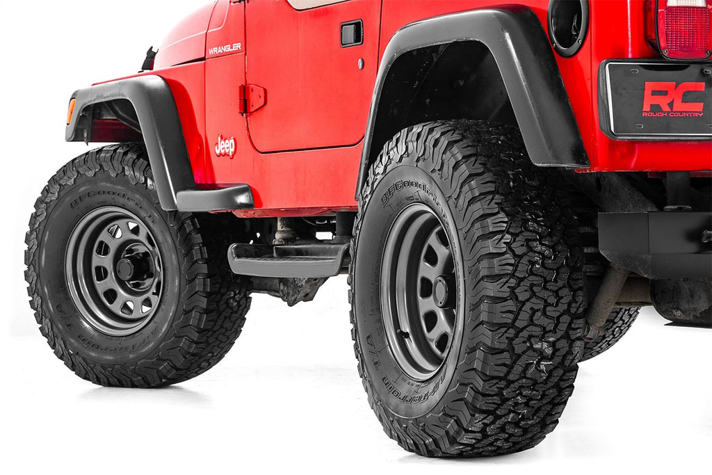 Rough Country RC51-7873G Steel Wheel for Select Chevrolet C10, Chevrolet C10 Pickup, Chevrolet C10 Suburban, Chevrolet C1500, Chevrolet C1500 Suburban, Chevrolet K5 Blazer, Chevrolet R10, Chevrolet R10 Suburban, Chevrolet R1500 Suburban, Dodge Durango,