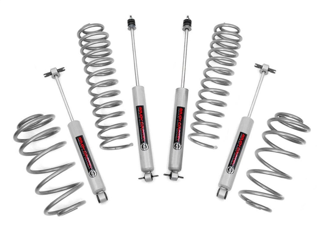 Rough Country 653.20 Suspension Lift Kit w/Shocks for Select Jeep TJ, Jeep Wrangler