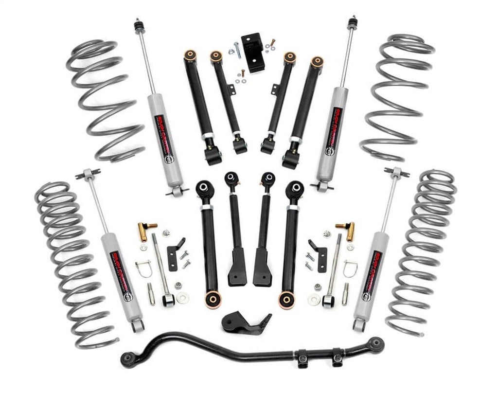 Rough Country 61120 X-Series Suspension Lift Kit w/Shocks for Select Jeep TJ, Jeep Wrangler