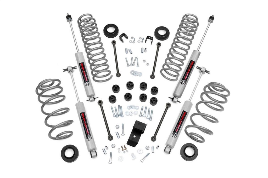 Rough Country 642.20 Suspension Lift Kit w/Shocks for Select Jeep TJ, Jeep Wrangler