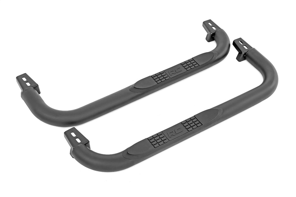 Rough Country 90799 Oval Nerf Step Bar for Select Jeep TJ, Jeep Wrangler