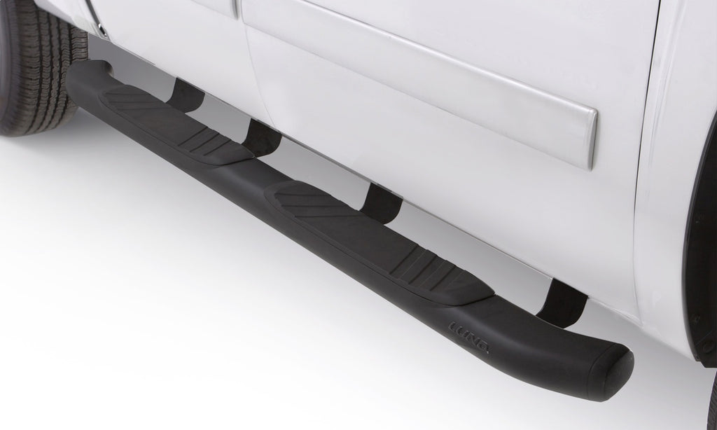 Lund 22758052 5 Inch Oval Bent Tube Step; Running Boards for Select Ford F-150, Ford F-250 Super Duty, Ford F-350 Super Duty, Ford F-450 Super Duty, Ford F-550 Super Duty