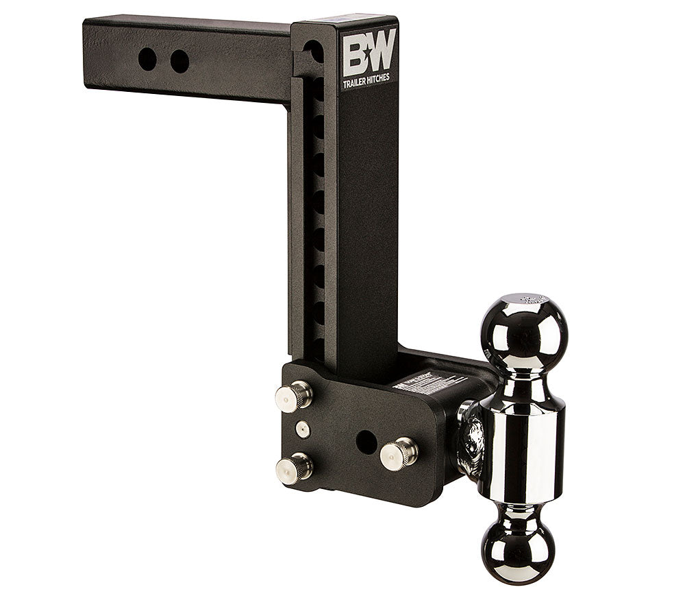 B&W Trailer Hitches TS10043B 2" Shank Black Powder-Coat Tow & Stow - Truck Part Superstore
