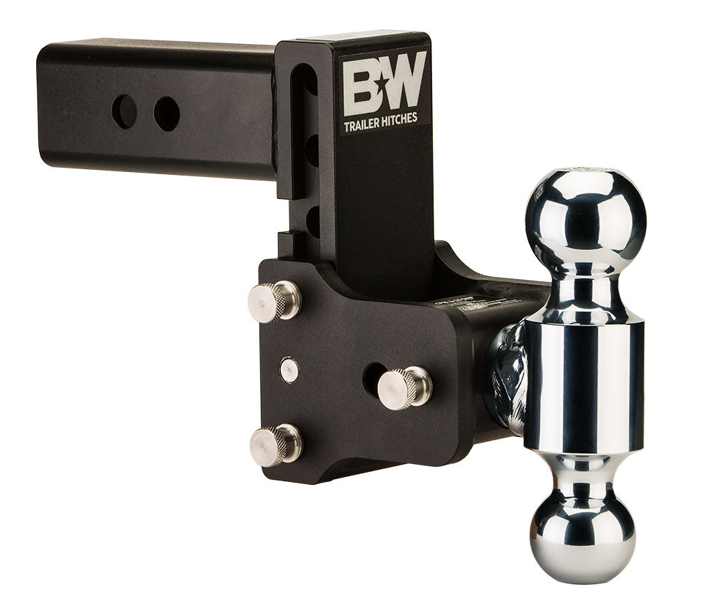 B&W Trailer Hitches TS20037B 2.5 Model 8 Blk T&S Dual Ball - Truck Part Superstore