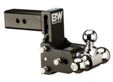 B&W Trailer Hitches TS20048B 2.5 Model 8 Blk T&S Tri Ball