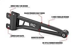 Rough Country 43701A Radius Arm Upgrade for Select Ford F-250 Super Duty, Ford F-350 Super Duty