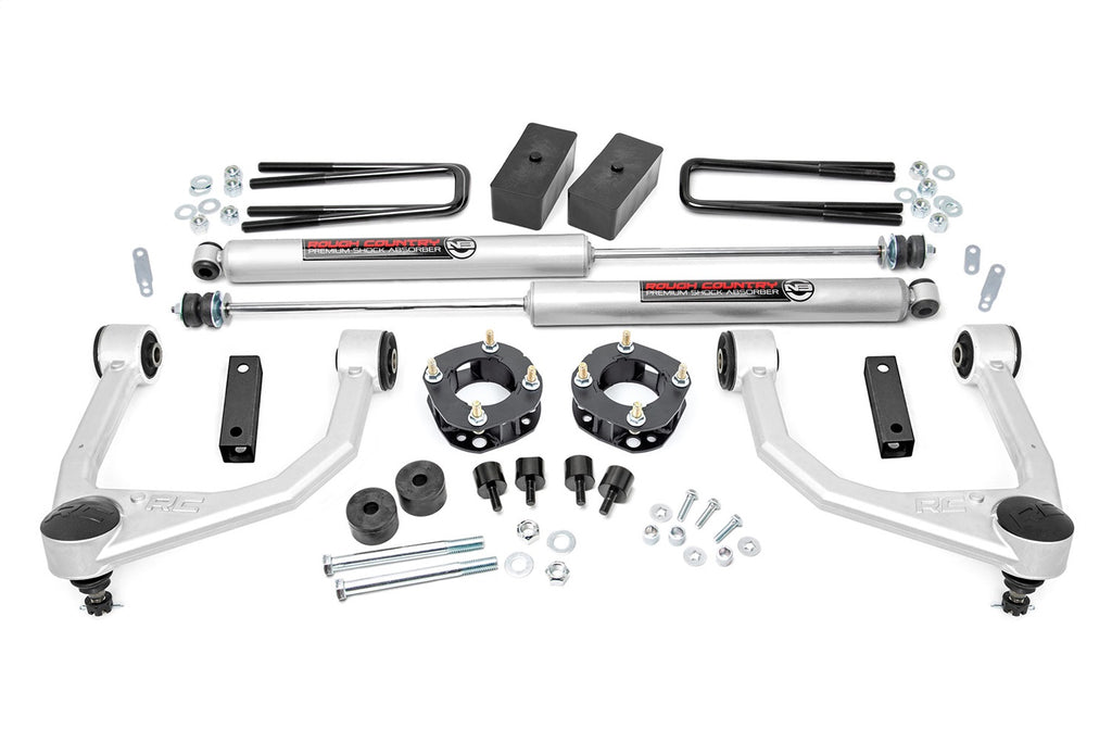 Rough Country 76830 Bolt-On Lift Kit w/Shocks for Select Toyota Tundra