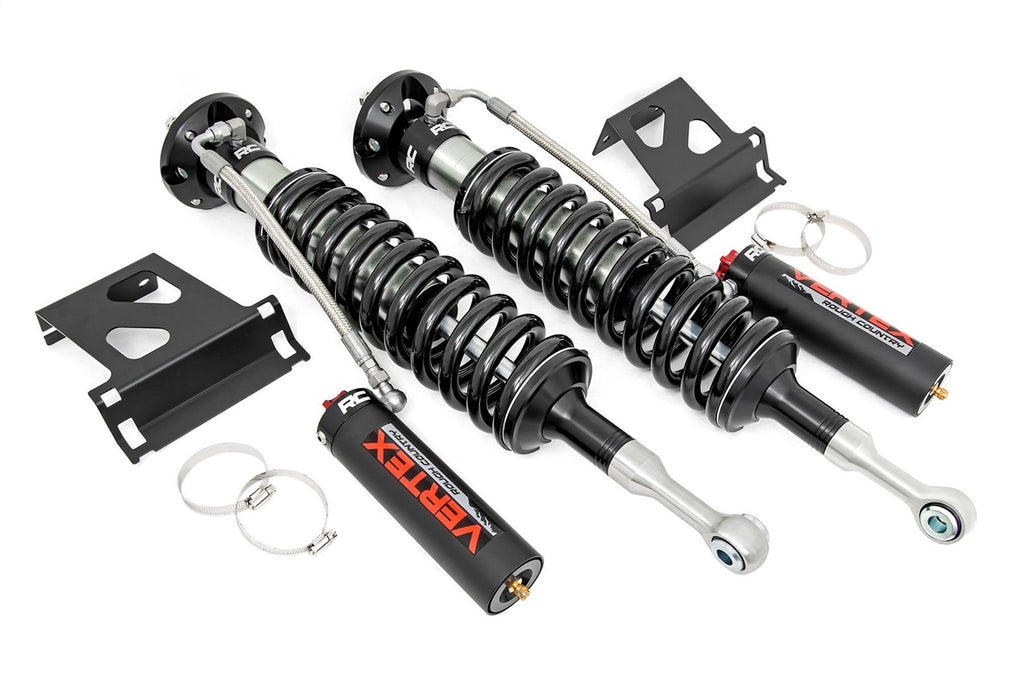 Rough Country 689034 Vertex 2.5 Reservoir Coil Over Shock Absorber Set for Select Toyota Tundra