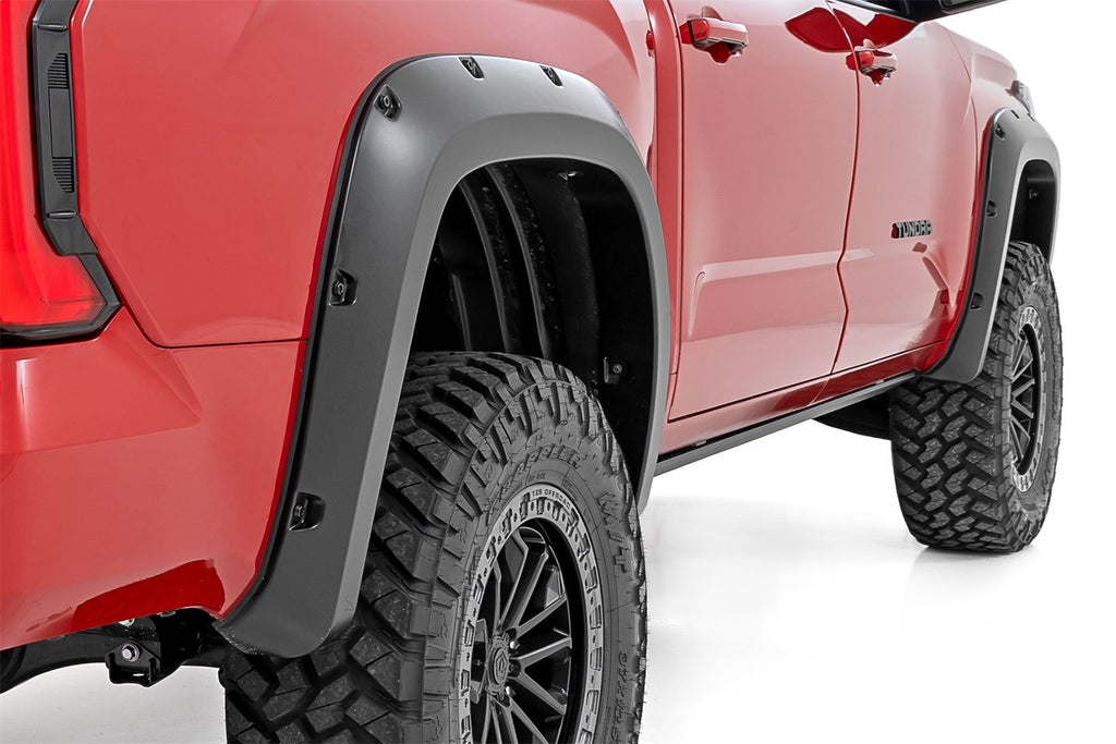 Rough Country F-T11413-4X4 Pocket Fender Flares for Select Toyota Tundra