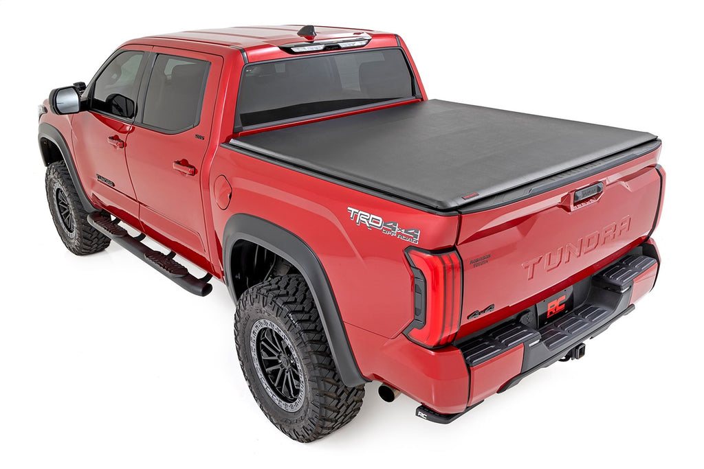 Rough Country 42419650 Soft Roll-Up Bed Cover for Select Toyota Tundra