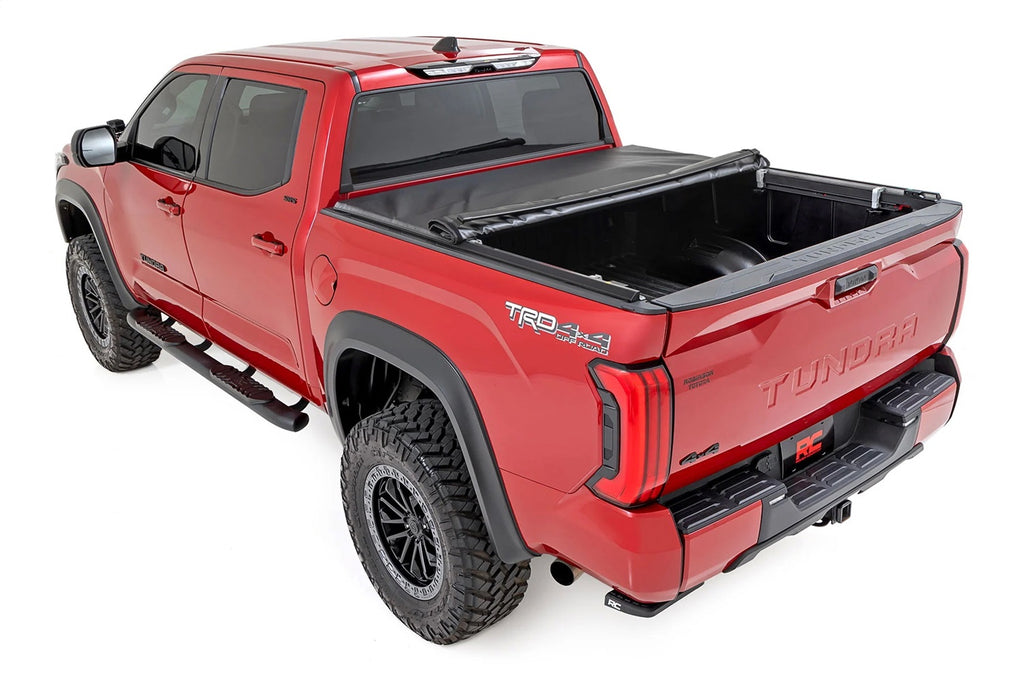 Rough Country 42619550 Soft Roll-Up Bed Cover for Select Toyota Tundra