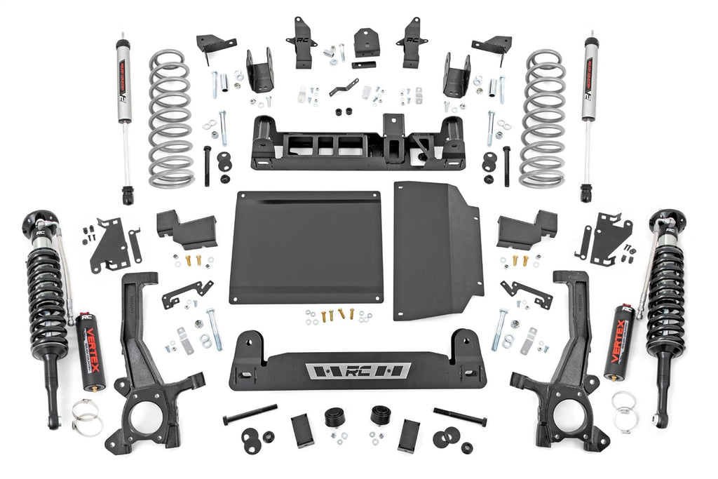 Rough Country 71257 Lift Kit-Suspension w/Shock for Select Toyota Tundra