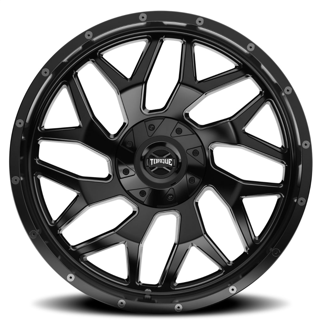 Rough Country TW427C-20903504-12 Torque TW427 Vortex Wheel for Select Cadillac Escalade, Chevrolet Avalanche, Chevrolet Avalanche 1500, Chevrolet Blazer, Chevrolet C10 Pickup, Chevrolet Colorado, Chevrolet K10, Chevrolet K10 Pickup, Chevrolet K10
