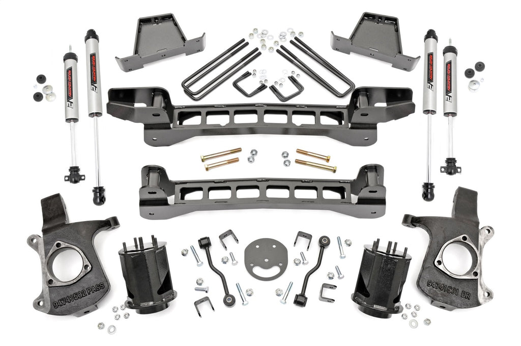 Rough Country 23470 Suspension Lift Kit for Select Chevrolet Silverado 1500, GMC Sierra