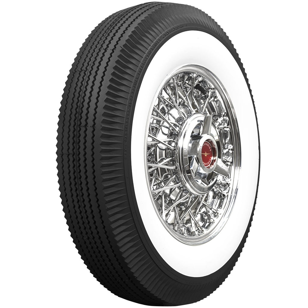 Coker 57852 670-15 UNIVERSAL 3 1/4" WW for Select AC Greyhound, AC Shelby Cobra, Alvis TD21, Aston Martin DB4, Aston Martin DB5, BMW 3200, BMW 3200CS, Borgward Hansa 2400, Bristol 410, Bristol 411, Chevrolet 1500, Chevrolet Bel Air, Chevrolet Corvette,