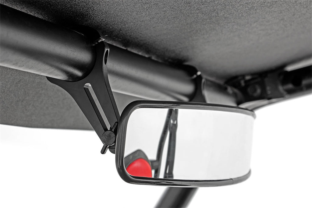 Rough Country 99005 Rear View Mirror for Select Polaris RZR S EPS, Polaris RZR S 900, Polaris RZR S 900 Premium, Polaris RZR XP 1000, Polaris RZR XP High Lifter Edition, Polaris RZR XP Premium, Polaris RZR XP Trails & Rocks, Polaris RZR XP 4 1000,