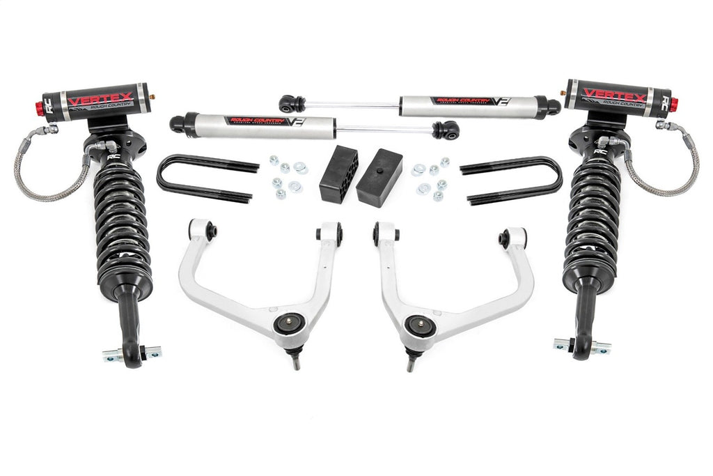 Rough Country 28857_A Suspension Lift Kit w/Shocks for Select GMC Sierra