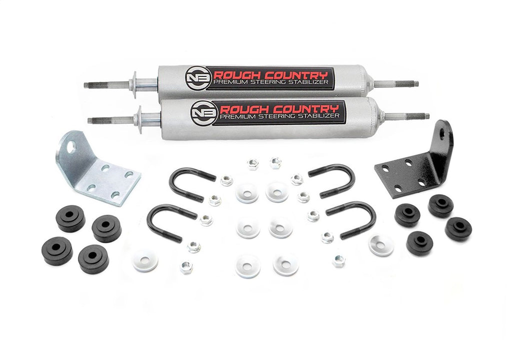 Rough Country 8733630 Steering Stabilizer for Select Ford Bronco, Ford F-100, Ford F-150