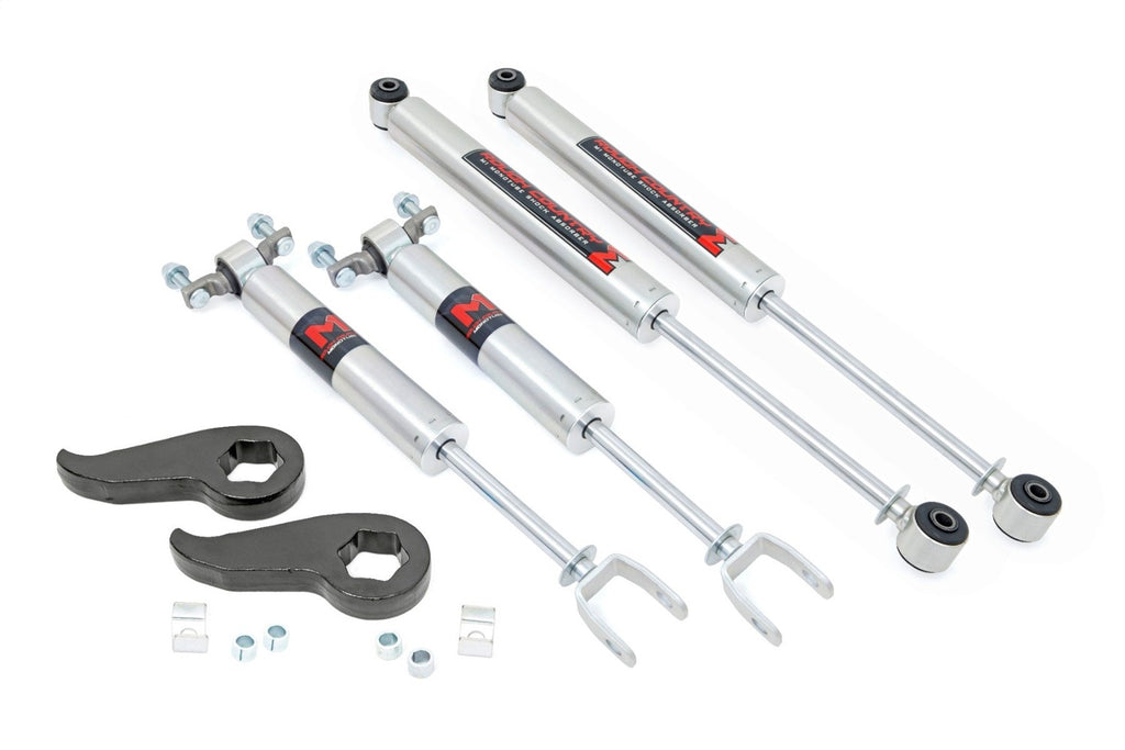 Rough Country 959341 Leveling Lift Kit w/Shocks for Select Chevrolet Silverado HD, Chevrolet Silverado HD, GMC Sierra HD, GMC Sierra HD