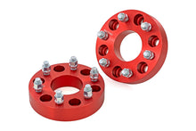 Load image into Gallery viewer, Rough Country 1160RED Wheel Spacer for Select Chevrolet Avalanche, Chevrolet Avalanche 1500, Chevrolet Blazer, Chevrolet C1500 Suburban, Chevrolet K1500, Chevrolet K1500 Suburban, Chevrolet Silverado 1500, Chevrolet Suburban, Chevrolet Suburban 1500,