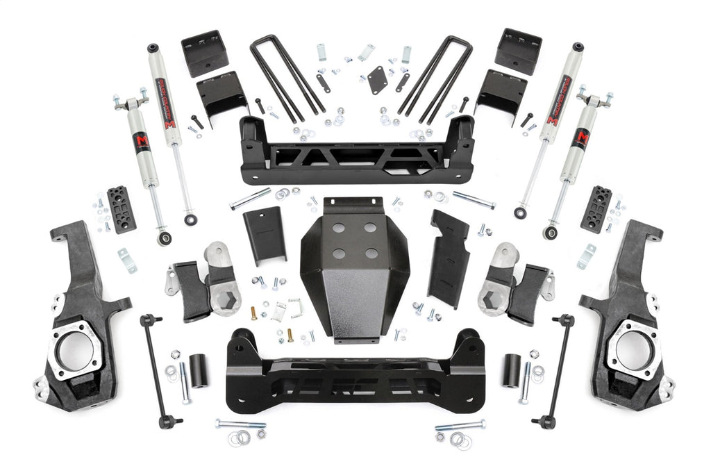 Rough Country 10240 Suspension Lift Kit w/Shocks for Select Chevrolet Silverado HD, Chevrolet Silverado HD, GMC Sierra HD