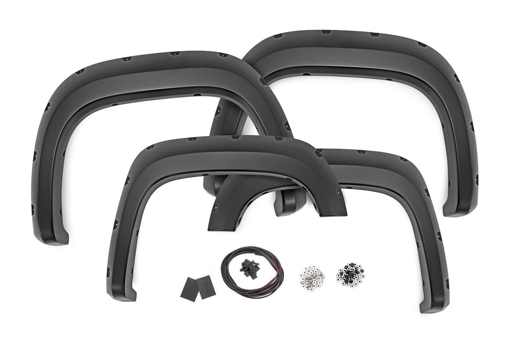 Rough Country F-G10716-836 Pocket Fender Flares for Select GMC Sierra