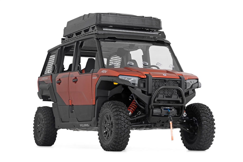 Rough Country 98202410 Windshield for Select Polaris XPEDITION ADV 5 Northstar, Polaris XPEDITION ADV 5 Premium, Polaris XPEDITION ADV 5 Ultimate, Polaris XPEDITION ADV Northstar, Polaris XPEDITION ADV Premium, Polaris XPEDITION ADV Ultimate, Polaris