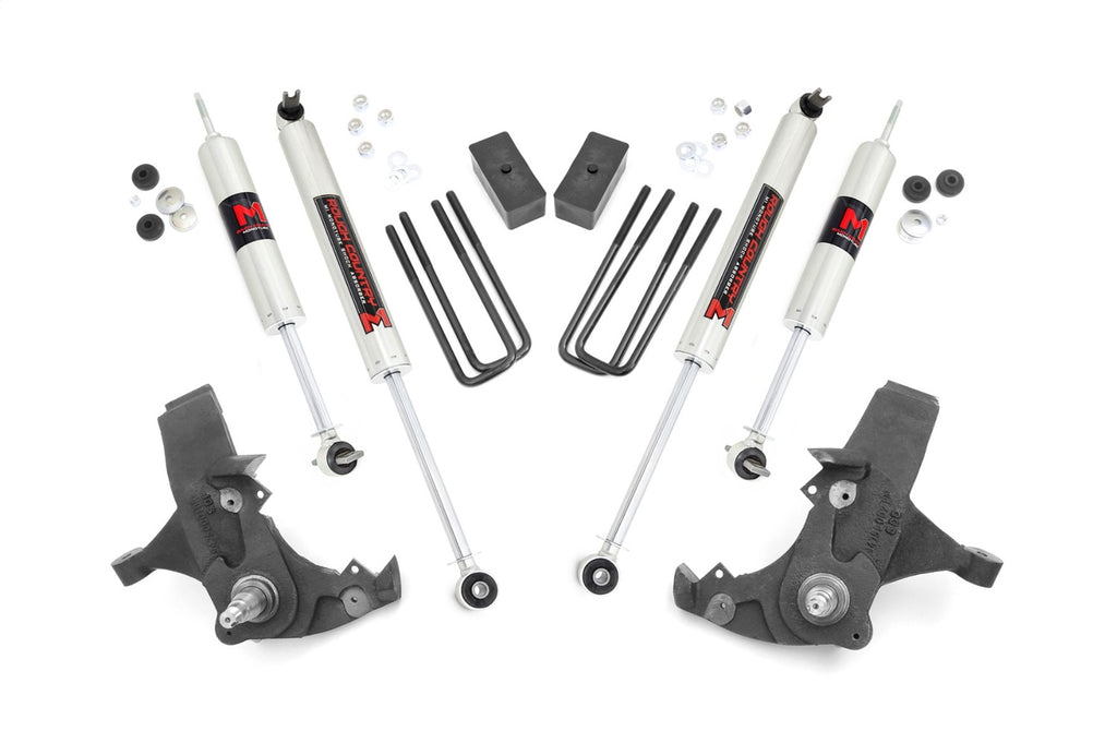 Rough Country 24140 Suspension Lift Kit w/Shocks for Select Chevrolet C1500, Chevrolet C1500 Suburban, Chevrolet K1500 Suburban, Chevrolet Tahoe, GMC C1500, GMC C1500 Suburban, GMC R1500 Suburban, GMC Yukon