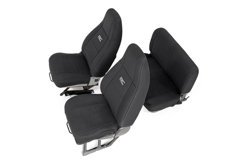 Rough Country 91009 Seat Cover Set for Select Jeep Wrangler