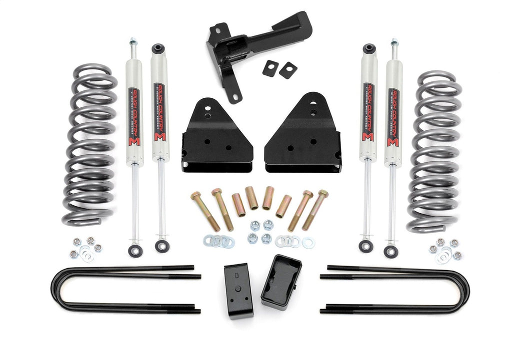 Rough Country 48640 Suspension Lift Kit w/Shocks for Select Ford F-250 Super Duty, Ford F-350 Super Duty
